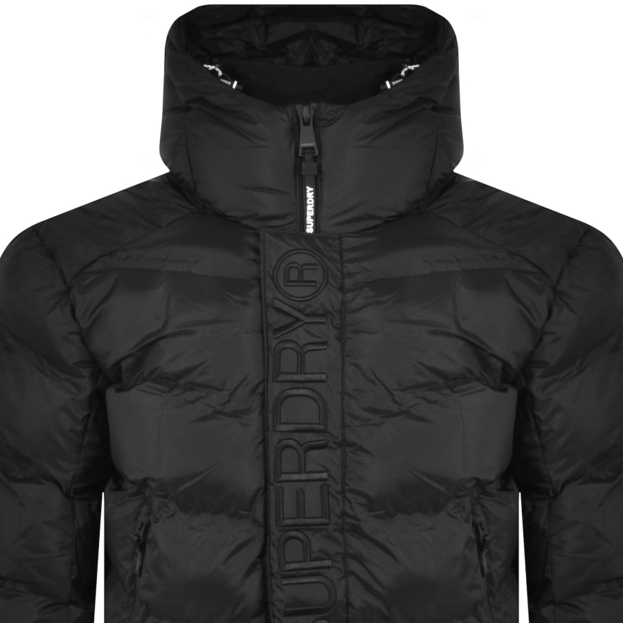 Superdry black puffer jacket new arrivals